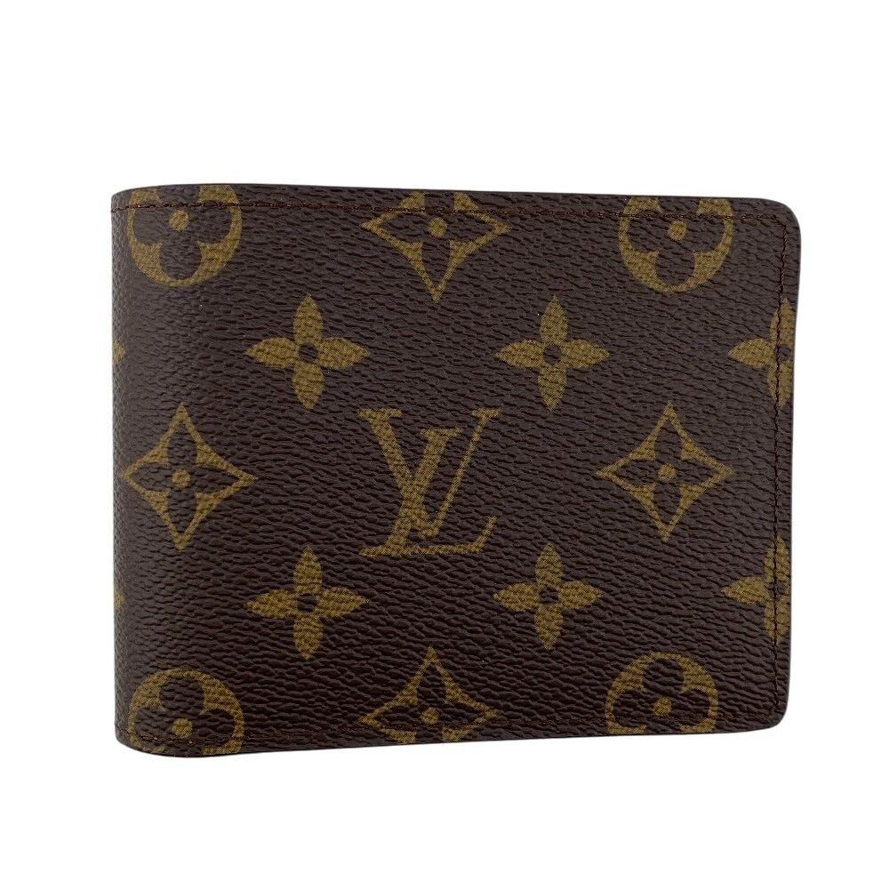 LOUIS VUITTON Portefeuille Multiple Monogram Billfold Brown